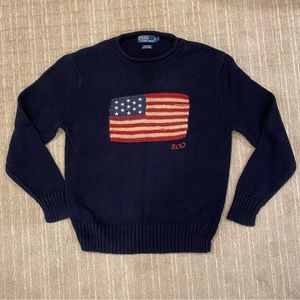 Vintage Polo by Ralph Lauren flag sweater